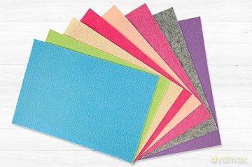 Filc dekoracyjny pastel 8 sztuk
