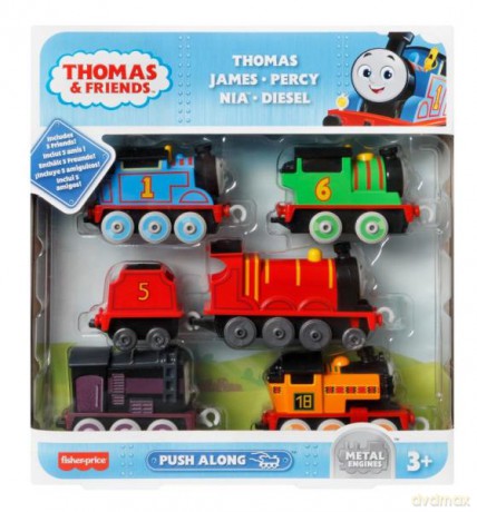 Fisher-Price Tomek i przyjaciele Lokomotywy 5-pack HGX66 mix