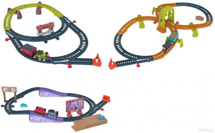 Fisher-Price Tomek i Przyjaciele Zestaw + lokomotywa Popchnij i jedź HGY82
