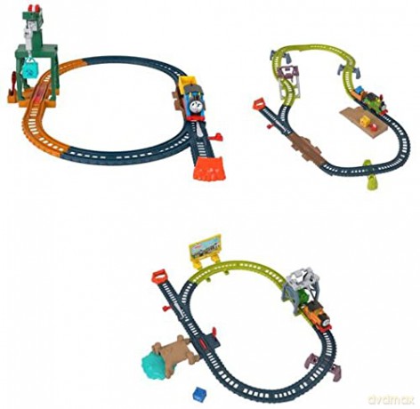 Fisher-Price Tomek i Przyjaciele Zestaw + lokomotywa z napędem HGY78