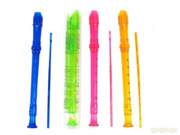 Flet prosty przezroczysty 33 cm mix
