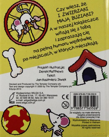 Zwierzaki W Domu Ruchome Zwierzaki (twarda) [KSIĄŻKA]
