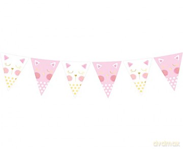 Girlanda flagi PB&C Kotek 16x20 cm 8 flag