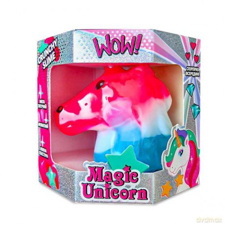 Glutek Slime Mr Boo Crunchy Slime Magiczny jednorożec 85g 80092