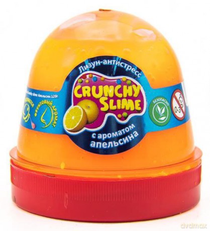 Glutek Slime Mr Boo Crunchy Slime Pomarańcza 120g 80086