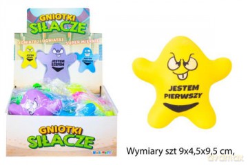 Gniotek siłacz z napisami 5790 mix