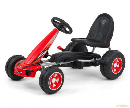 Gokart na pedały Viper czerwony 3126