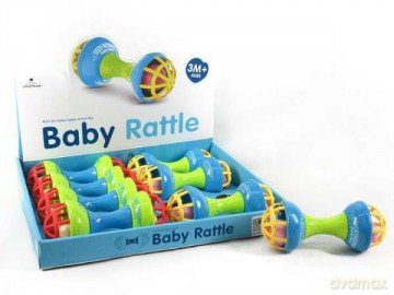 Grzechotka hantle BG8524 mix [GRA]