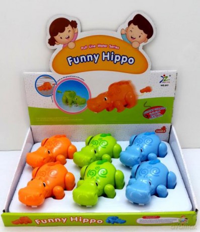 Hipopotam z napędem biega i pływa 8366 mix [FIGURKA]