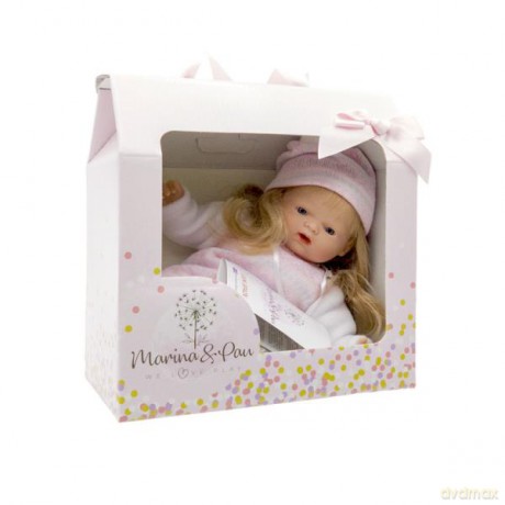 Hiszpańska Lalka bobas z włosami 26 cm Suenecitos 122 mix
