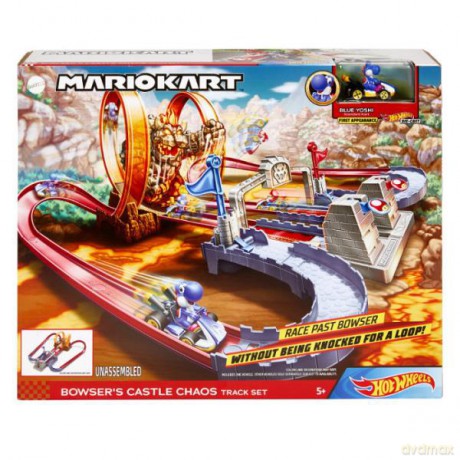 Hot Wheels MARIOKART Tor samochodowy Zamek Bowsera GNM22