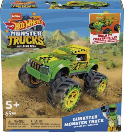 Hot Wheels MEGA Monster Trucks Gunkster klocki HDJ94 [KLOCKI]