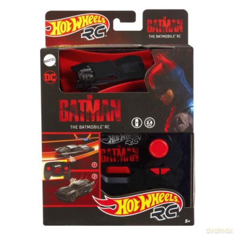 Hot Wheels Pojazd zdalnie sterowany Batman Batmobil 1:64 HBL43