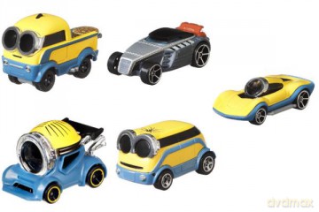Hot Wheels Samochodzik Minionki mix GMH74