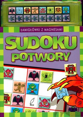 Sudoku Potwory Łamigłówki Z Magnesami (twarda) [KSIĄŻKA]