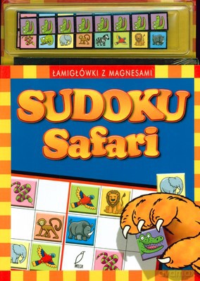 Sudoku Safari Łamigłówki Z Magnesami (twarda) [KSIĄŻKA]