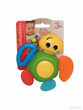 Infantino 216279 piszczałka Żółwik z gryzaczkami [GRA]