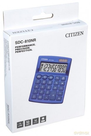 Kalkulator CITIZEN SDC-810NRNVE 10 cyfr 127x105mm granatowy