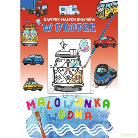Kamper małych urwisów. Malowanki wodne. W drodze 09741