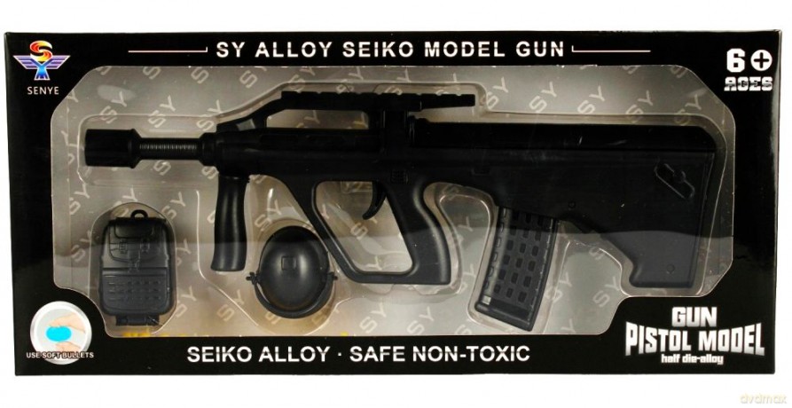 Karabin metalowy + akcesoria naboje 483262
