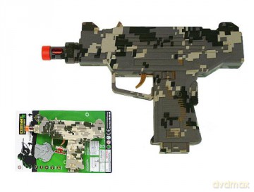 Karabin z wibracjami 22 cm dźwięk HY9020-2 mix