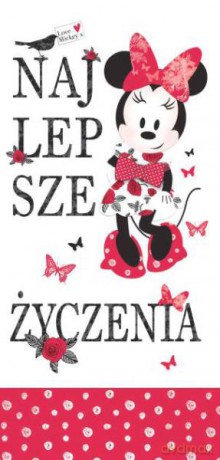 Karnet szafirowy Myszka MINNIE