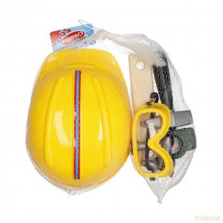 Kask budowlany + akcesoria 482830