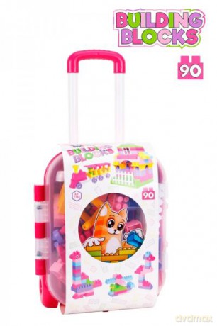 Klocki 90 elementów w walizce TechnoK 7785 [KLOCKI]