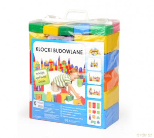 Klocki budowlane duże 45el. Relaks [KLOCKI]