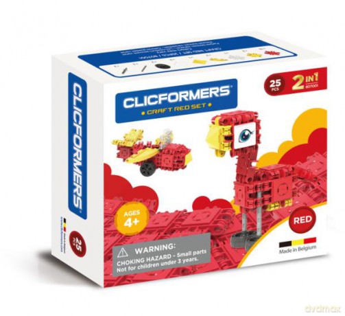 Klocki CLICFORMERS Craft set czerwony 25el. 807001 [KLOCKI]