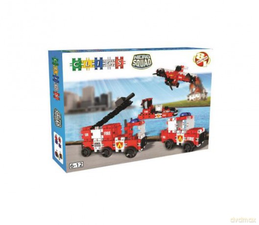 Klocki CLICS BOX Duży Straż Pożarna BC-007 [KLOCKI]