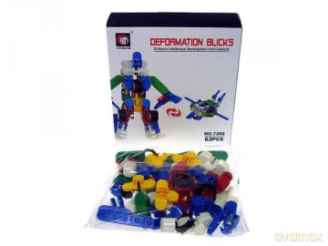 Klocki deformation 63 elementy 7208 [KLOCKI]