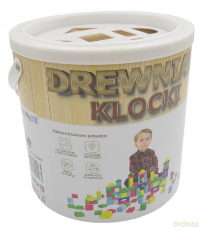 Klocki drewniane 100 el. 1005103 [KLOCKI]