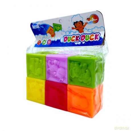 Klocki gumowe 6 sztuk 02924 [KLOCKI]