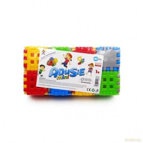 Klocki konstrukcyjne ADUSIE MINI 48 elementów [KLOCKI]