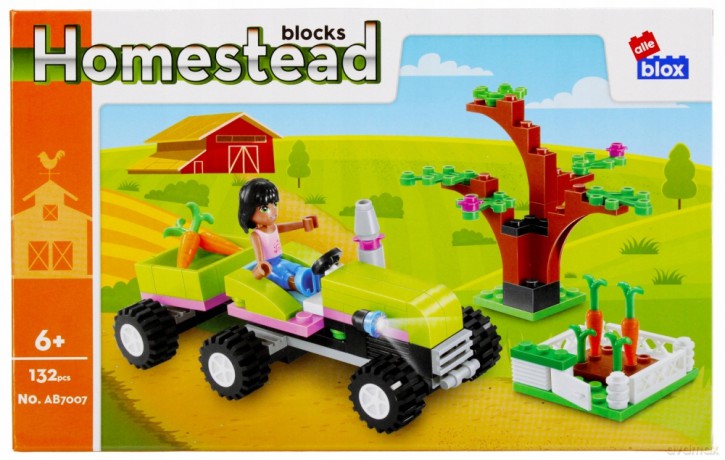 Klocki konstrukcyjne Alleblox Farma 132el 27x17x5 492782 [KLOCKI]