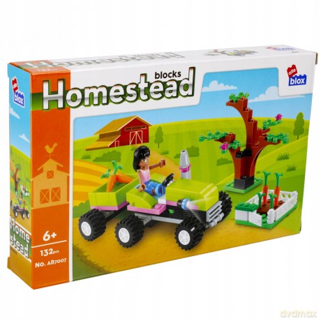 Klocki konstrukcyjne Alleblox Farma 132el 27x17x5 492782 [KLOCKI]