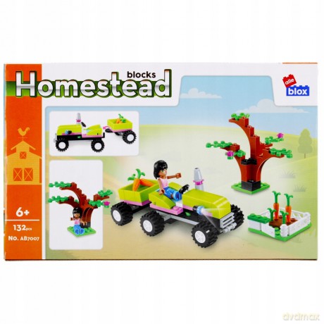 Klocki konstrukcyjne Alleblox Farma 132el 27x17x5 492782 [KLOCKI]