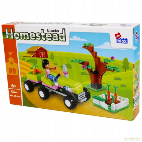 Klocki konstrukcyjne Alleblox Farma 132el 27x17x5 492782 [KLOCKI]
