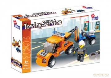 Klocki konstrukcyjne Alleblox Pojazd Towing Service 124el AB4012 [KLOCKI]
