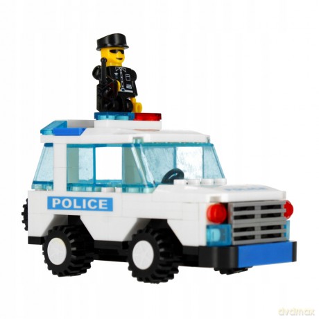 Klocki konstrukcyjne Alleblox Policja 107el 27x17x5 48/96 492822 [KLOCKI]