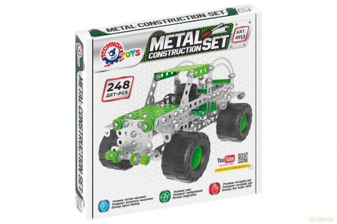 Klocki konstrukcyjne metalowe 248el 4913 TechnoK [KLOCKI]
