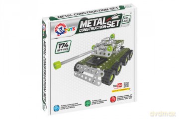 Klocki konstrukcyjne metalowe Czołg 174el 4951 TechnoK [KLOCKI]