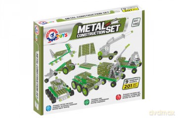 Klocki konstrukcyjne metalowe wojsko TechnoK 1462 [KLOCKI]