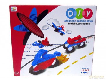 Klocki magnetyczne 22 elementów 399-12 [KLOCKI]