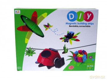 Klocki magnetyczne 34 elementów 399-13 [KLOCKI]