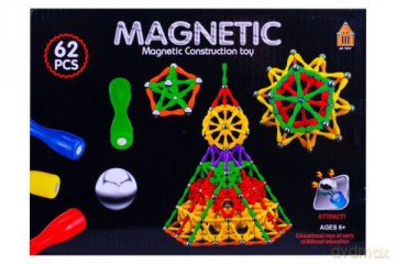 Klocki magnetyczne 62el 1004680 [KLOCKI]