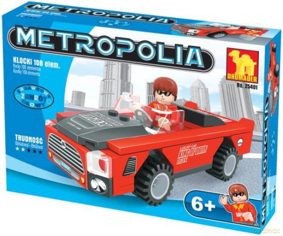 Klocki metropolia Samochód 108el. 25401 [KLOCKI]