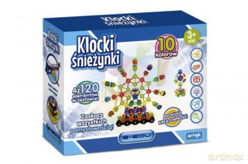 Klocki śnieżynki E-Edu 120 el. 128684 [KLOCKI]