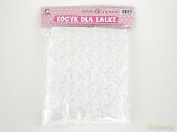 Kocyk dla lalek biały 507531